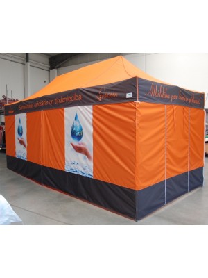 Izvelkama tērauda telts/nojume 3x6 m Nr. 3/2